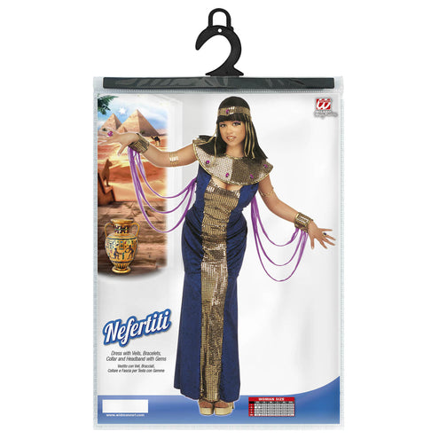 e-carnavalskleding-SYK Cleopatra jurk Blue