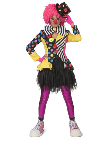 e-carnavalskleding-SYK Clown kostuum Belinda dames