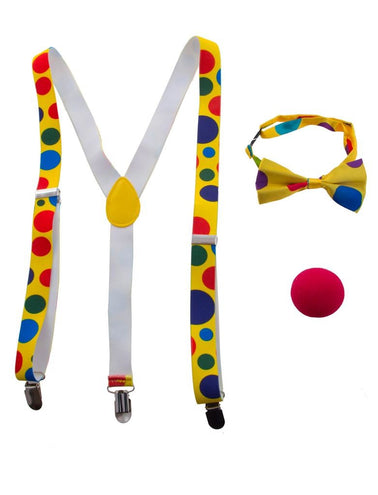 e-carnavalskleding-SYK Clown set Japie 3-dlg