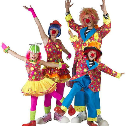 e-carnavalskleding-SYK Clown verkleed jurkje voor dames