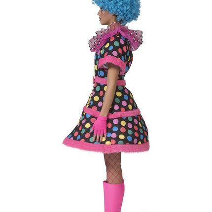 e-carnavalskleding-SYK Clownspak Hotty Dotty dames