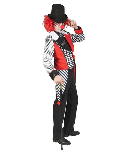 e-carnavalskleding-SYK Clownspak Jester Harley heren