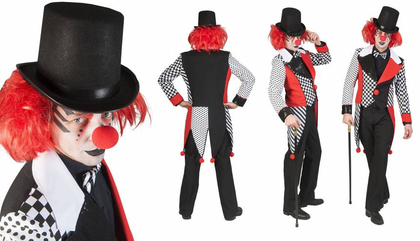 e-carnavalskleding-SYK Clownspak Jester Harley heren