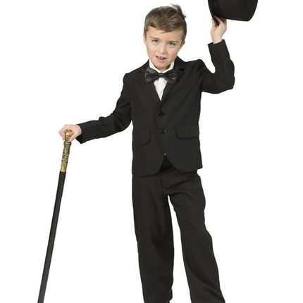 e-carnavalskleding-SYK Colbert zwart kinderen