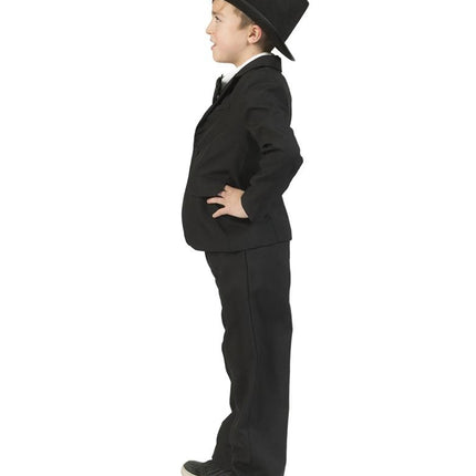 e-carnavalskleding-SYK Colbert zwart kinderen