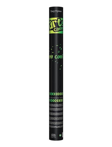e-carnavalskleding-SYK Confetti kanon groen top kwaliteit 60cm