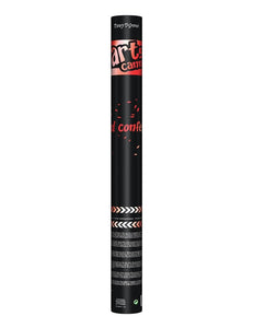 e-carnavalskleding-SYK Confetti kanon rood top kwaliteit 60cm