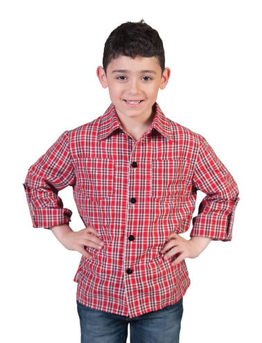 e-carnavalskleding-SYK Cowboy blouse Kees voor kinderen