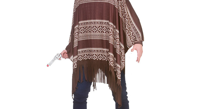 e-carnavalskleding-SYK Cowboy poncho pak Kees