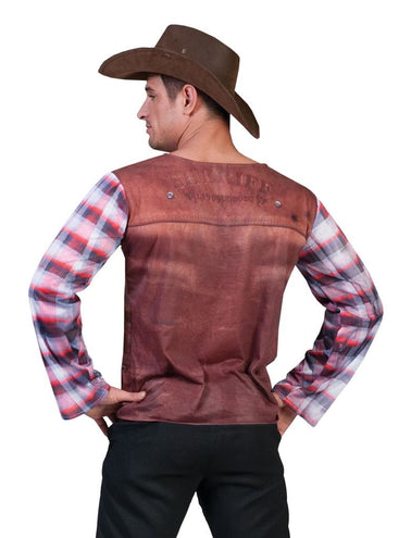 e-carnavalskleding-SYK Cowboy shirt 3D volwassenen