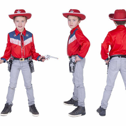 e-carnavalskleding-SYK Cowboy shirt Boy jongens