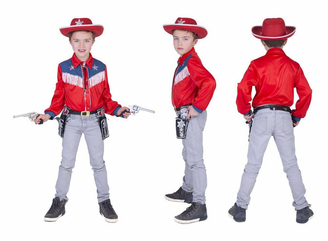 e-carnavalskleding-SYK Cowboy shirt Boy jongens