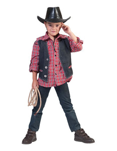 e-carnavalskleding-SYK Cowboy vestje Kees voor kinderen
