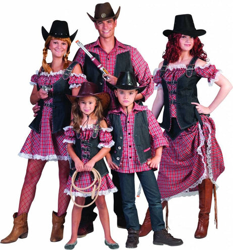 e-carnavalskleding-SYK Cowboy vestje Kees voor kinderen