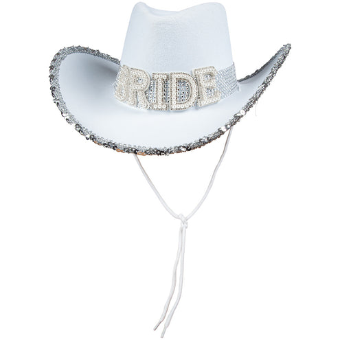 e-carnavalskleding-SYK Cowboyhoed bride to be wit