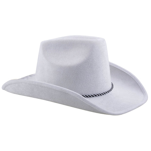 e-carnavalskleding-SYK Cowboyhoed in de kleur wit