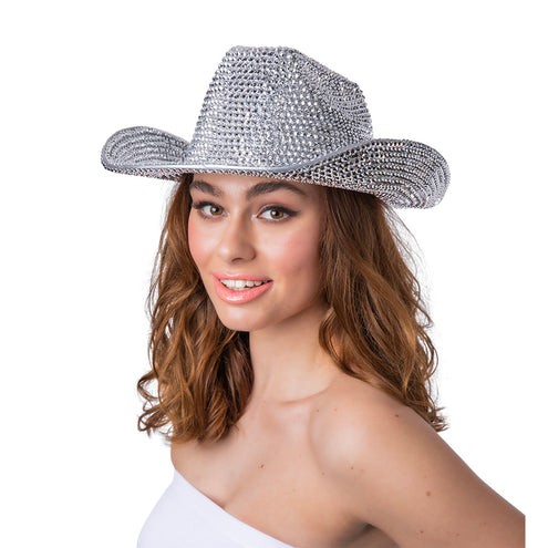 e-carnavalskleding-SYK Cowboyhoed met kristallen Manon