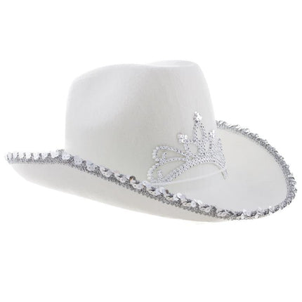 e-carnavalskleding-SYK Cowboyhoed met kroon diverse kleuren
