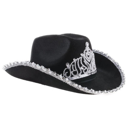 e-carnavalskleding-SYK Cowboyhoed met kroon diverse kleuren