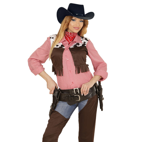 e-carnavalskleding-SYK Cowboyhoed met studs