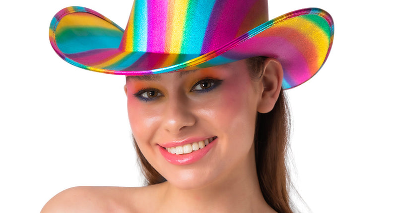 e-carnavalskleding-SYK Cowboyhoed regenboog Richard