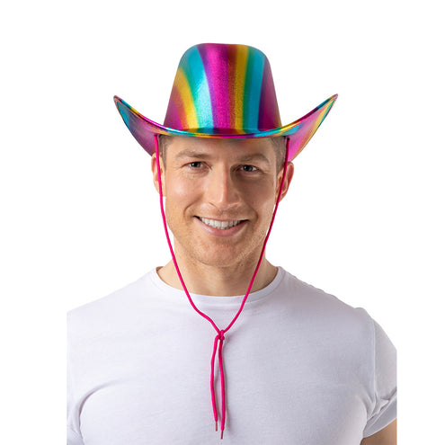 e-carnavalskleding-SYK Cowboyhoed regenboog Richard