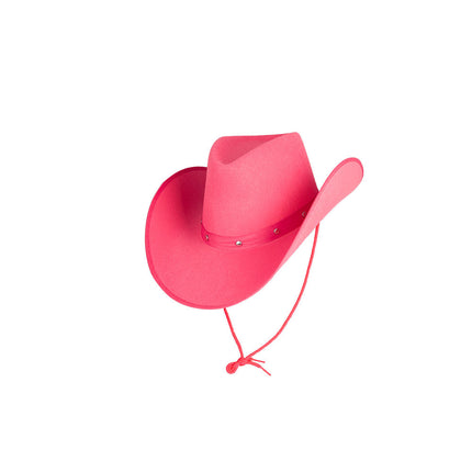 e-carnavalskleding-SYK Cowboyhoed roze Texaans