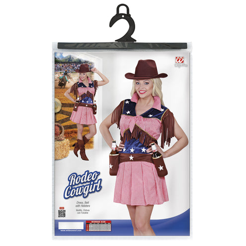 e-carnavalskleding-SYK Cowgirl jurkje Rodeo Steffie dames Large