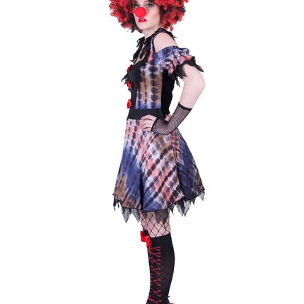 e-carnavalskleding-SYK Creepy Clown kostuum Lea dames