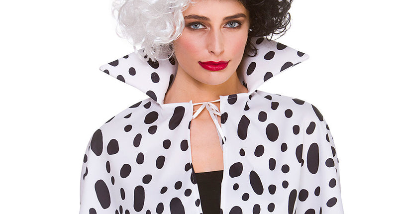 e-carnavalskleding-SYK Dalmatiërs cape Daisy met kraag