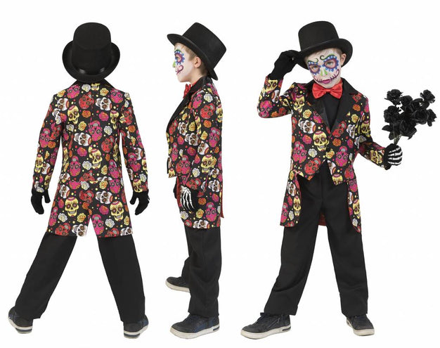 e-carnavalskleding-SYK Day of the dead kostuum Muerto Manu jongen