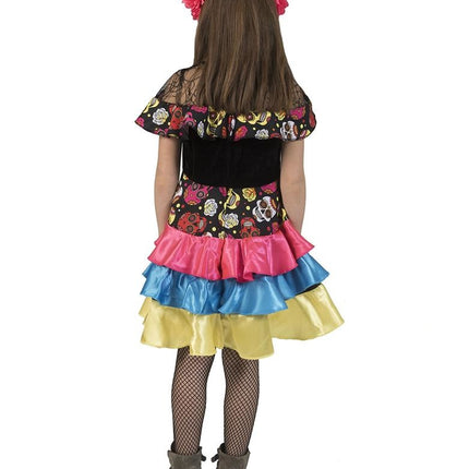 e-carnavalskleding-SYK Day of the dead pakje Muerto Mira meisje