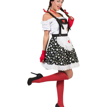 e-carnavalskleding-SYK Dirndl rokje edelweis