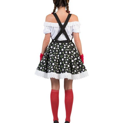 e-carnavalskleding-SYK Dirndl rokje edelweis