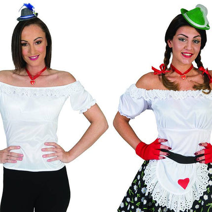 e-carnavalskleding-SYK Dirndl shirt voor dames