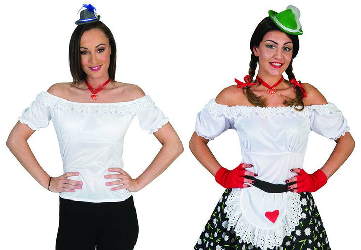 e-carnavalskleding-SYK Dirndl shirt voor dames