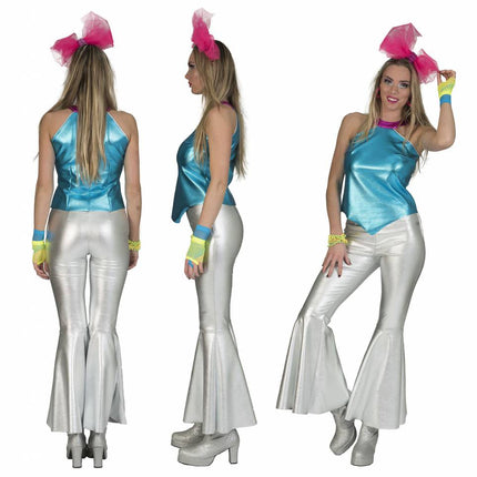 e-carnavalskleding-SYK Disco broek  Fever dames