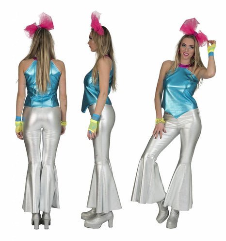 e-carnavalskleding-SYK Disco broek  Fever dames