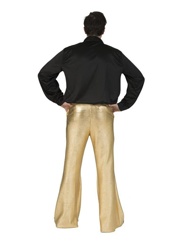 e-carnavalskleding-SYK Disco broek Fever goud