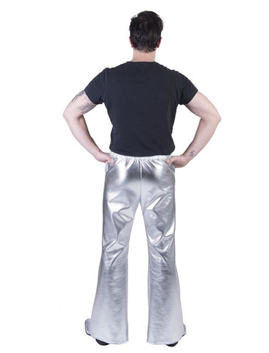 e-carnavalskleding-SYK Disco Broek Fever zilver