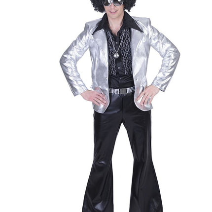 e-carnavalskleding-SYK Disco broek Fever zwart