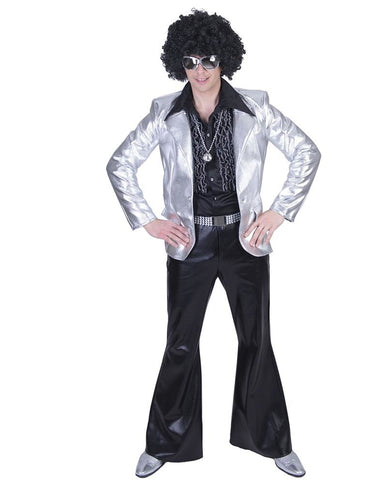 e-carnavalskleding-SYK Disco broek Fever zwart