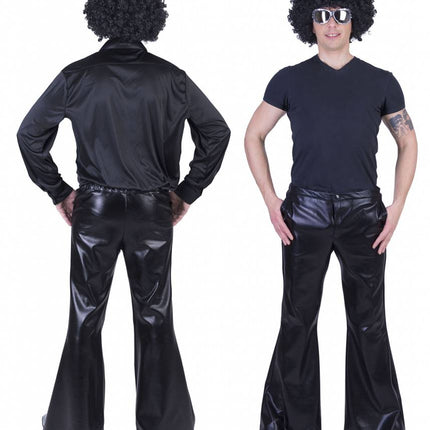 e-carnavalskleding-SYK Disco broek Fever zwart