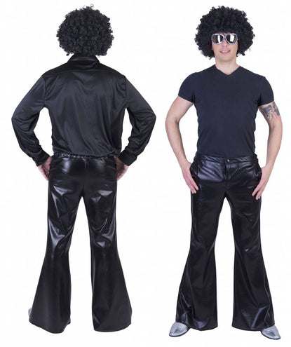 e-carnavalskleding-SYK Disco broek Fever zwart