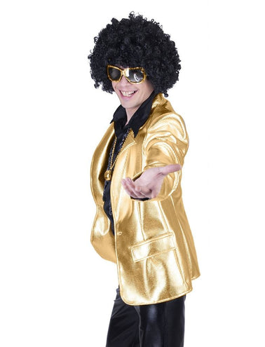 e-carnavalskleding-SYK Disco Fever jasje goud heren