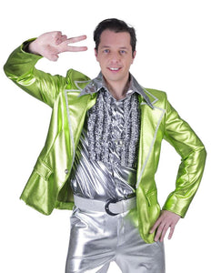 e-carnavalskleding-SYK Disco Fever pak Herman groen heren