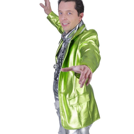 e-carnavalskleding-SYK Disco Fever pak Herman groen heren
