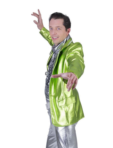 e-carnavalskleding-SYK Disco Fever pak Herman groen heren