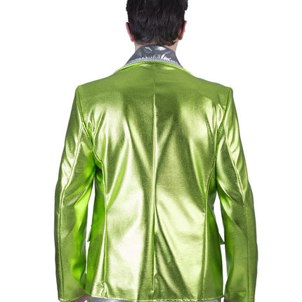 e-carnavalskleding-SYK Disco Fever pak Herman groen heren