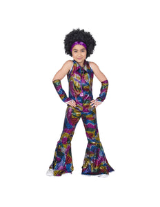 e-carnavalskleding-SYK Disco jumpsuit Ellis kinderen